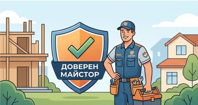 Професионалист при работа по домашен проект
